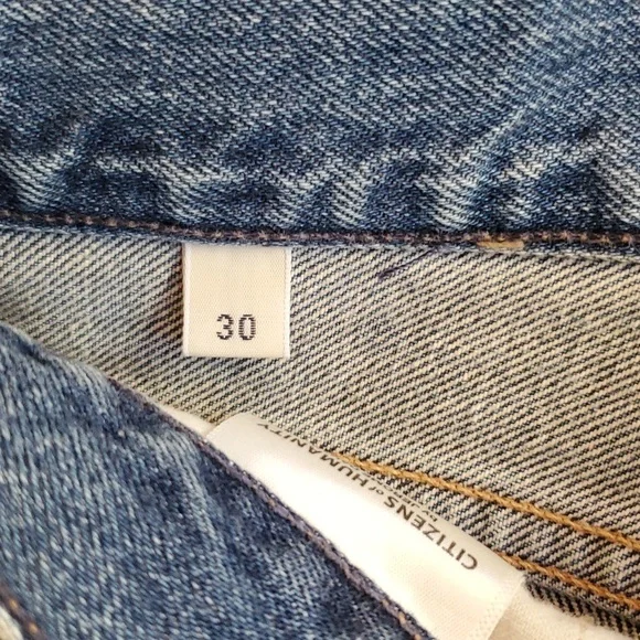 NWT Citizens of Humanity Estella distressed flare jeans 30 - Picture 8 of 8